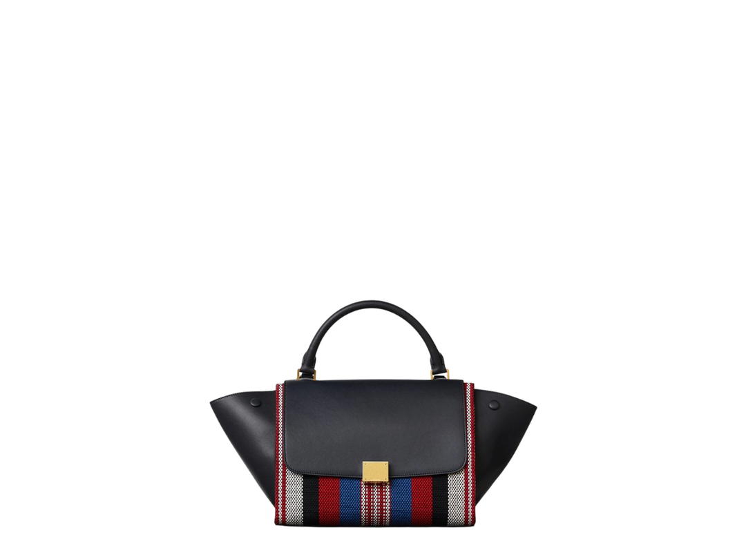 Celine Celine Small Trapeze Bag Navy Blue