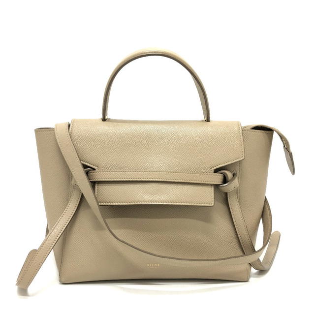 Celine CELINE 189153 Belt bag Micro 2WAY Bag Shoulder Bag Hand Bag Beige/GoldHardware - view 2