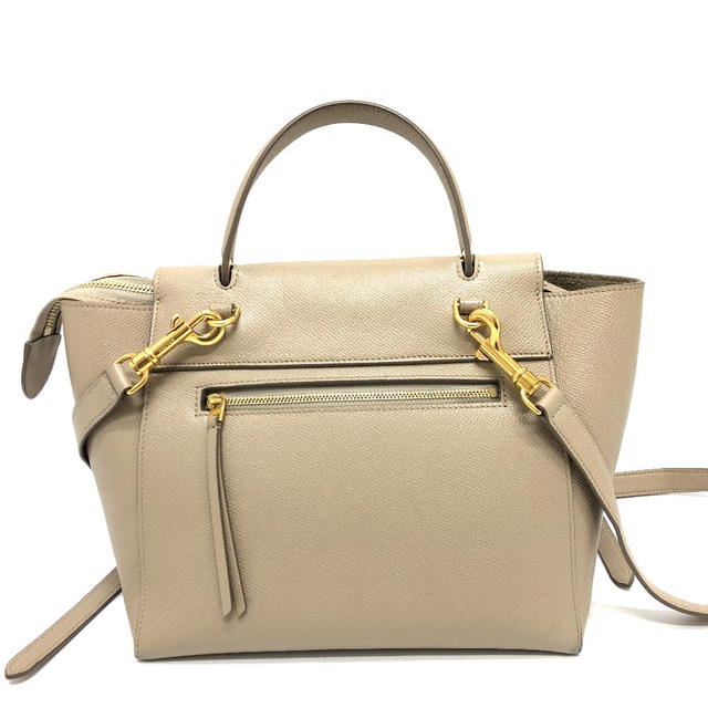 Celine CELINE 189153 Belt bag Micro 2WAY Bag Shoulder Bag Hand Bag Beige/GoldHardware - view 3