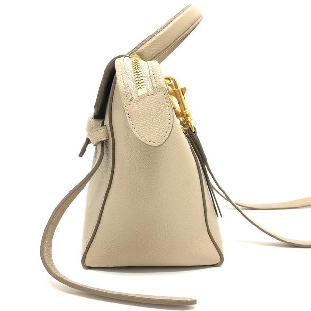 Celine CELINE 189153 Belt bag Micro 2WAY Bag Shoulder Bag Hand Bag Beige/GoldHardware - view 4