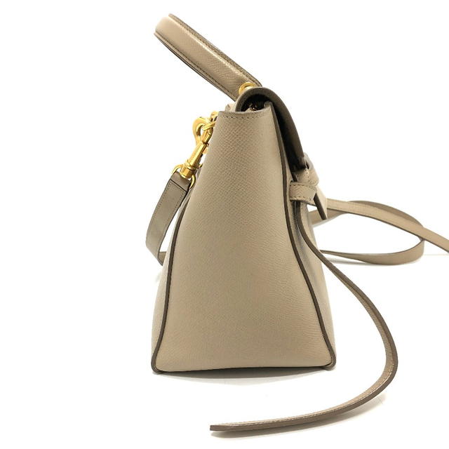 Celine CELINE 189153 Belt bag Micro 2WAY Bag Shoulder Bag Hand Bag Beige/GoldHardware - view 5