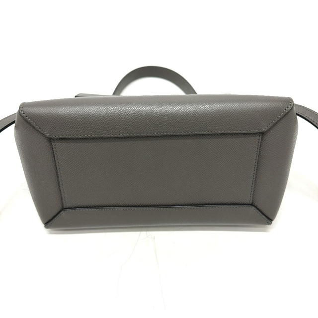 Celine CELINE 189153 logo Belt bag micro 2WAY Shoulder Bag Hand Bag Leather gray - view 4