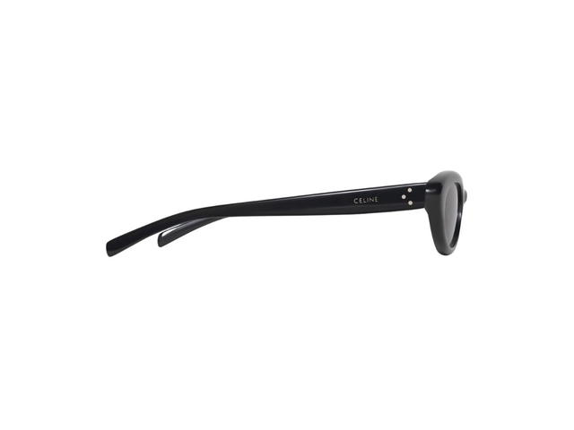 Celine Celine 29 Cat Eye Sunglasses In Black Acetate Frame With Gray Lenses - view 3