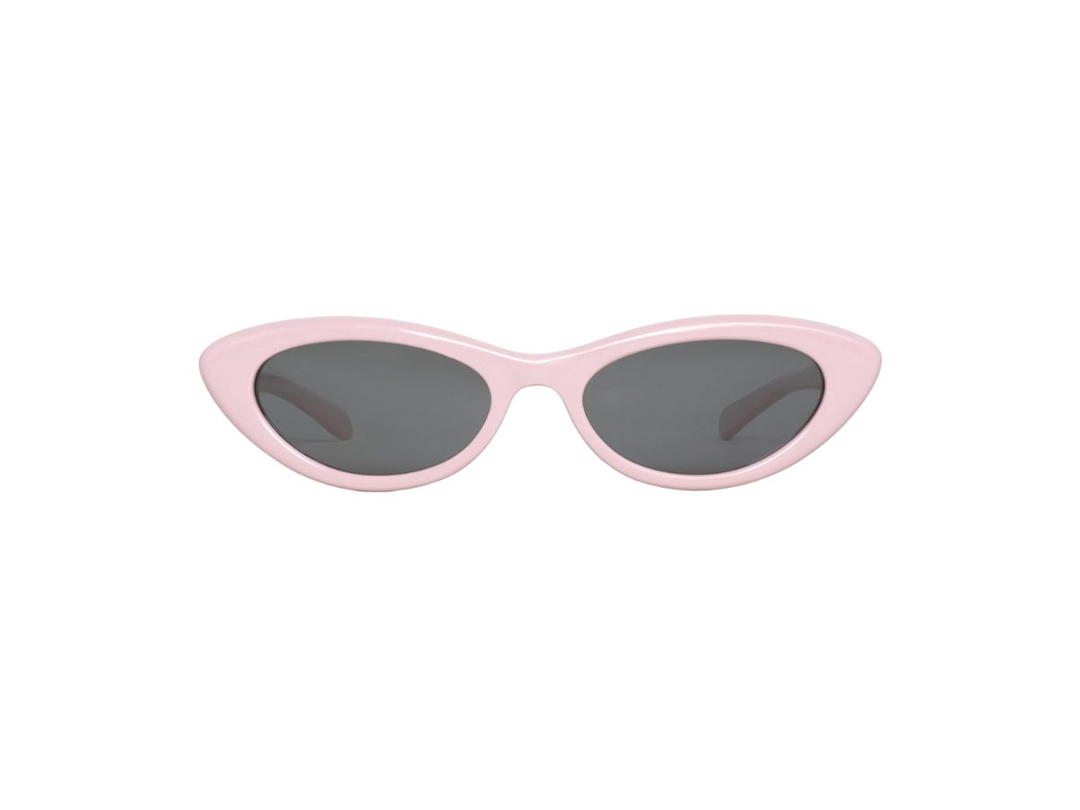 Celine Celine 29 Cat Eye Sunglasses In Pastel Rose Acetate Frame With Gray Lenses