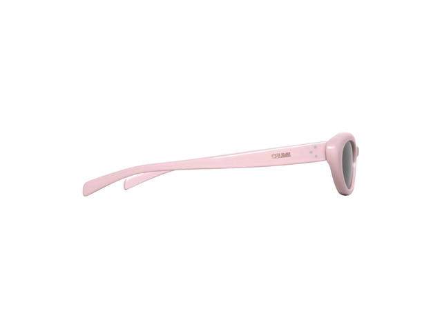 Celine Celine 29 Cat Eye Sunglasses In Pastel Rose Acetate Frame With Gray Lenses - view 3