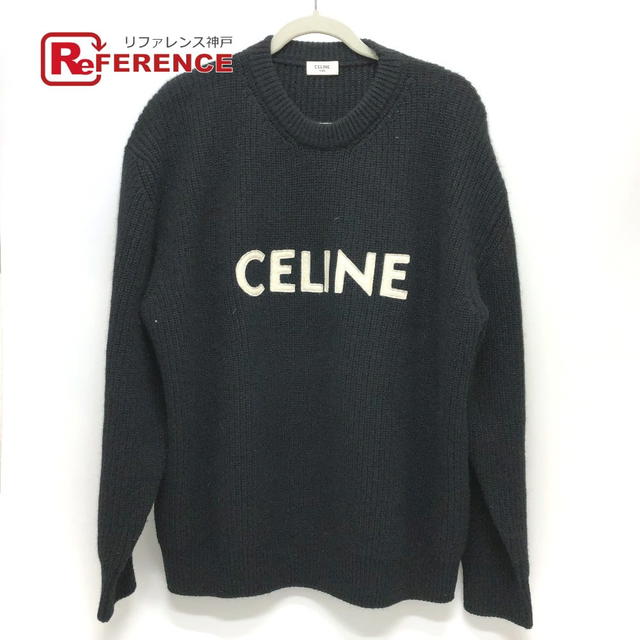 Celine CELINE 2A19R205O logo Eddy period  Parka wool / Angola Black - view 1