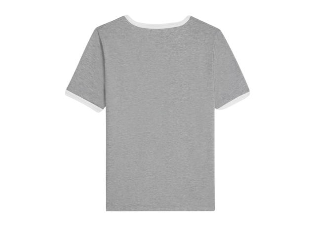 Celine Celine 70’S Triomphe T-Shirt In Cotton Jersey Grey Off White - view 2