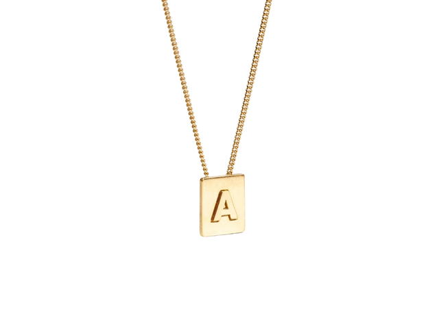 Celine Celine Alphabet Necklace A In Brass With Gold Finish - view 1