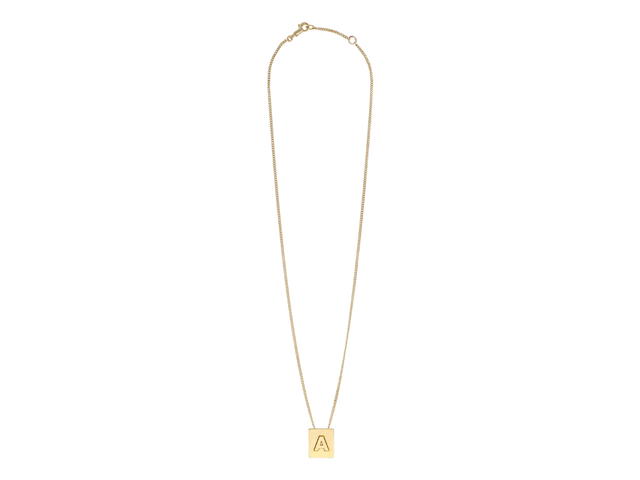 Celine Celine Alphabet Necklace A In Brass With Gold Finish - view 2