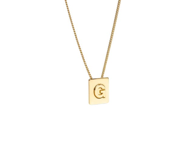 Celine Celine Alphabet Necklace G In Brass With Gold Finish - view 1