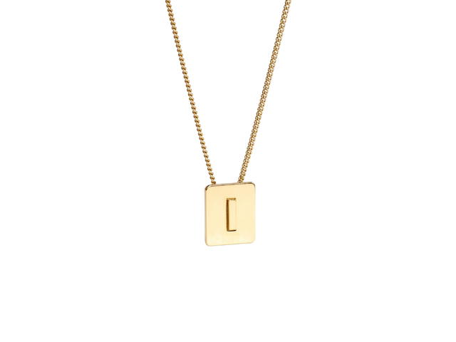 Celine Celine Alphabet Necklace I In Brass With Gold Finish - view 1