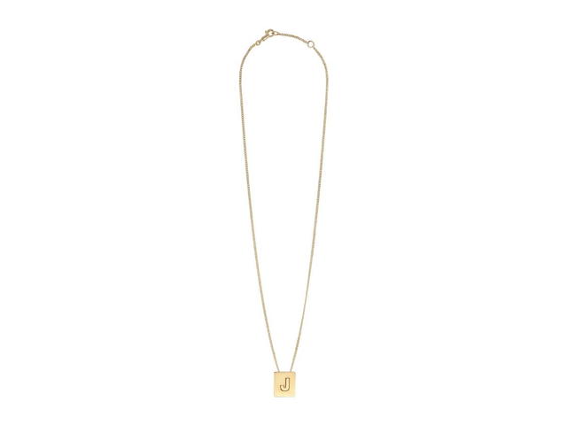 Celine Celine Alphabet Necklace J In Brass With Gold Finish - view 2