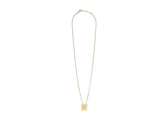 Celine Celine Alphabet Necklace K In Brass With Gold Finish - view 1