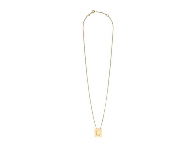 Celine Celine Alphabet Necklace L In Brass With Gold Finish - view 1