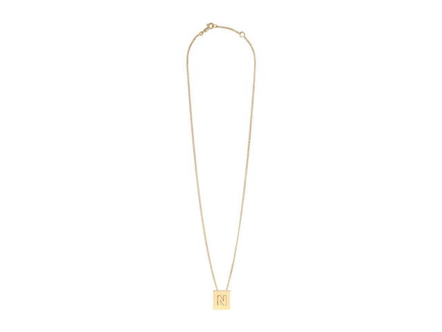 Celine Celine Alphabet Necklace N In Brass With Gold Finish - view 2