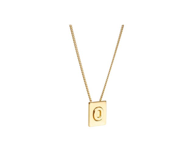 Celine Celine Alphabet Necklace O In Brass With Gold Finish - view 2