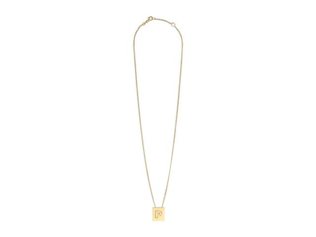 Celine Celine Alphabet Necklace P In Brass With Gold Finish - view 1