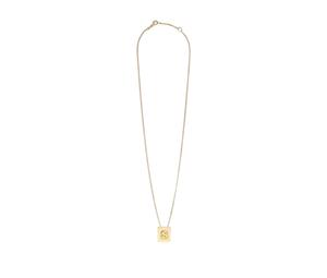 Buy Celine Alphabet Necklace S In Brass With Gold Finish at Sasom – Authentic and Ready to Ship