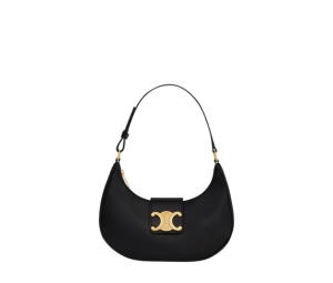 Buy Celine Ava Triomphe Bag In Smooth Calfskin With Gold Finishing Black at Sasom – Authentic and Ready to Ship