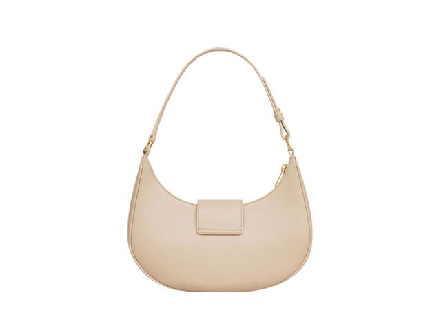 Celine Celine Ava Triomphe Bag In Smooth Calfskin With Gold Finishing Nude - view 2