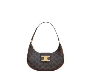 Buy Celine Ava Triomphe Bag In Triomphe Canvas And Calfskin With Gold Finishing Tan at Sasom – Authentic and Ready to Ship