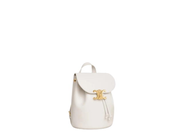 Celine Celine Backpack Celine Bonnie In Smooth Calfskin With Gold Hardware Rice - view 2