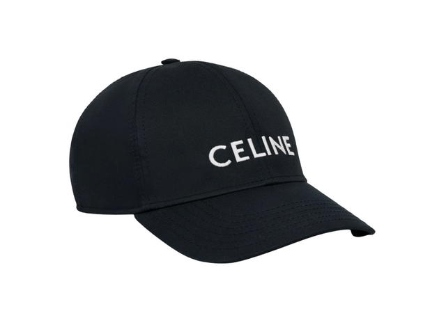 Celine Celine Baseball Cap In Cotton Black - view 2