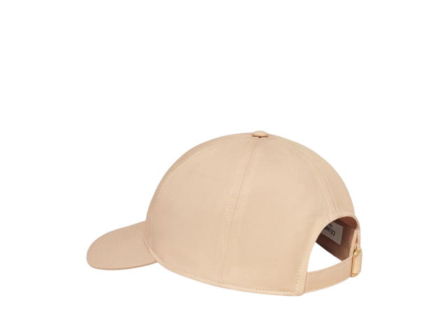 Celine Celine Baseball Cap In Cotton Champagne Fonce - view 2