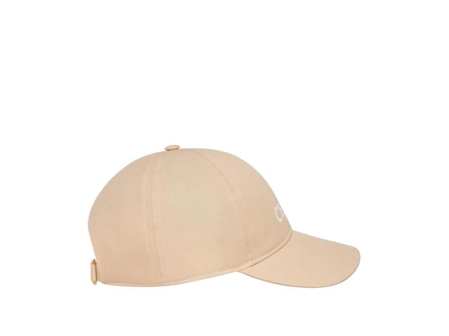 Celine Celine Baseball Cap In Cotton Champagne Fonce - view 3