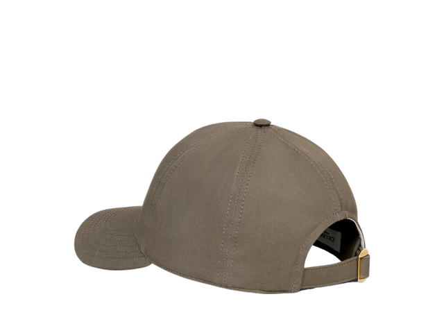 Celine Celine Baseball Cap In Cotton Kaki Militaire - view 2