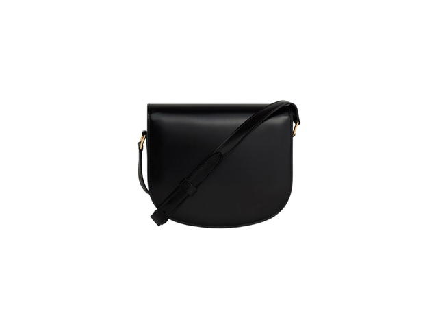 Celine Celine Teen Besace Triomphe In Shiny Calfskin Black - view 3