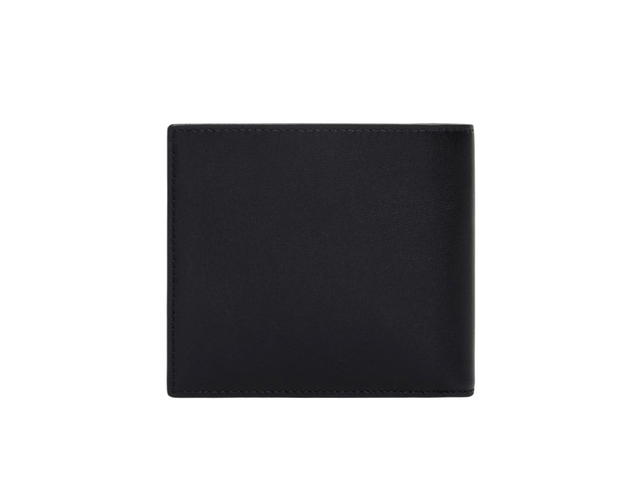 Celine Celine Bi-Fold Wallet With Coin In Smooth Calfskin With Celine Print Black - view 2