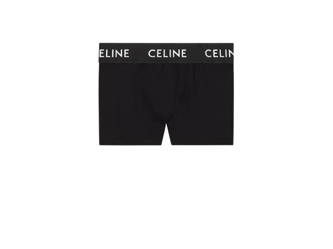Celine Celine Boxers In Cotton Jersey Black