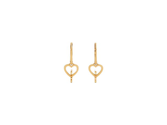 Celine Celine Cœur Celine Earrings In Brass With Gold Finish Gold - view 1