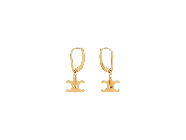 Celine Celine Cœur Celine Earrings In Brass With Gold Finish Gold - view 3