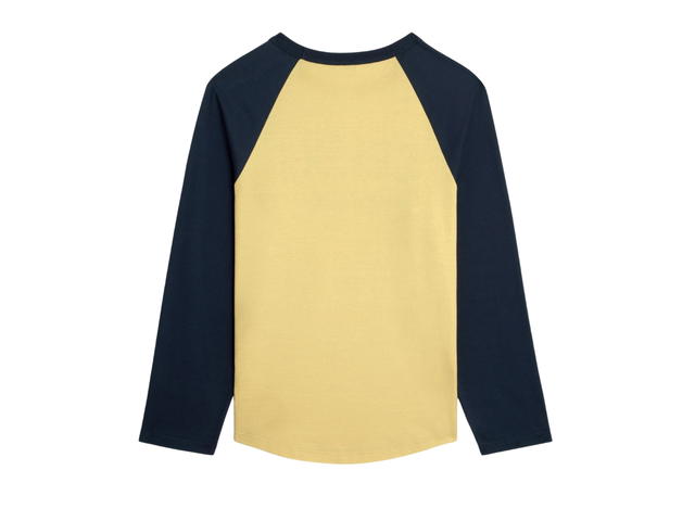 Celine Celine California 70's T-Shirt In Cotton Jersey Lemon Pie-Bleu Nuit - view 2