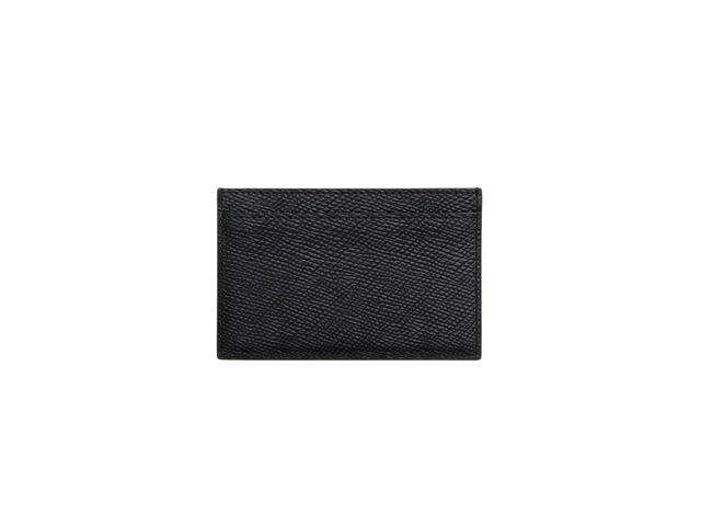 Celine Celine Card Holder In Grained Calfskin Black - view 3