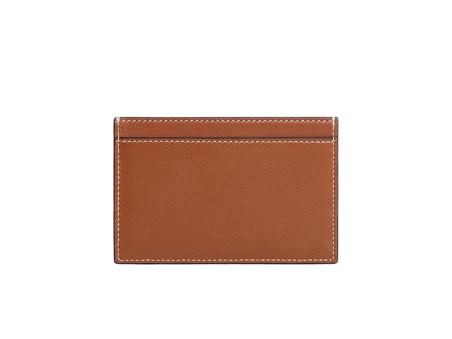 Celine Celine Card Holder In Smooth Lambskin Tan - view 2
