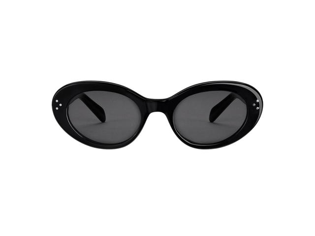 Celine Celine Cat Eye S193 Sunglasses In Acetate Black With Smoke Lenses - view 1