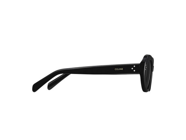 Celine Celine Cat Eye S193 Sunglasses In Acetate Black With Smoke Lenses - view 3