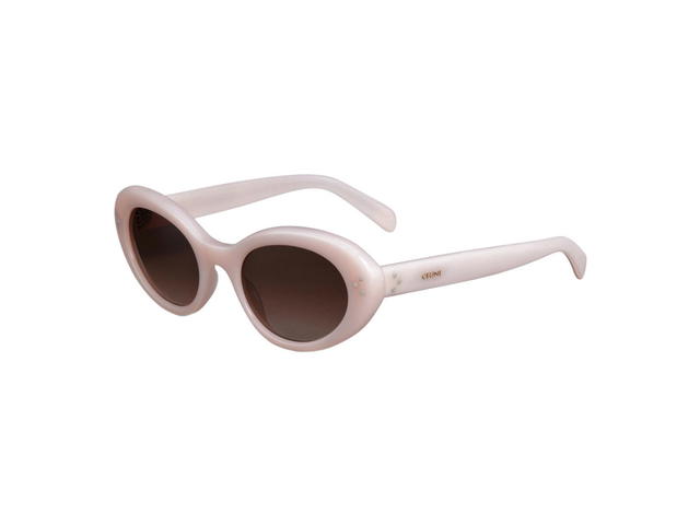 Celine Celine Cat Eye S193 Sunglasses In Acetate Milky Light Pink - view 1