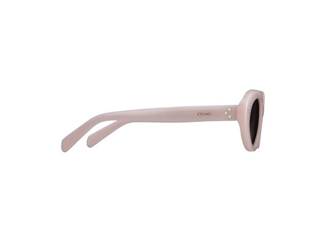 Celine Celine Cat Eye S193 Sunglasses In Acetate Milky Light Pink - view 3