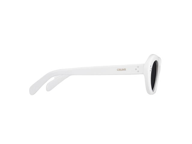 Celine Celine Cat Eye S193 Sunglasses In Acetate White - view 2