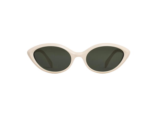 Celine Celine Cat Eye S264 Sunglasses In Acetate Ivory - view 1