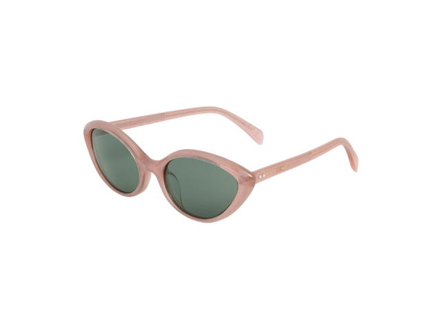 Celine Celine Cat Eye S264 Sunglasses In Acetate Pink Glitter - view 3