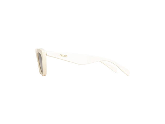 Celine Celine Cat Eye Sunglasses In Acetate White With Organic Lenses - view 3