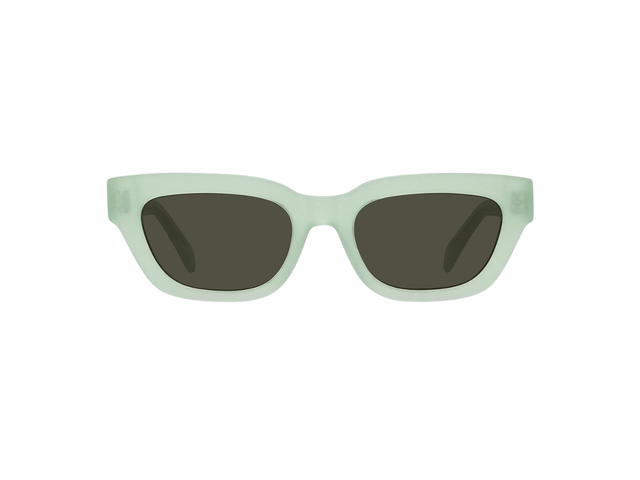 Celine Celine Cat Eye Sunglasses In Acetato Menta Opalino Lucido Light Green - view 1