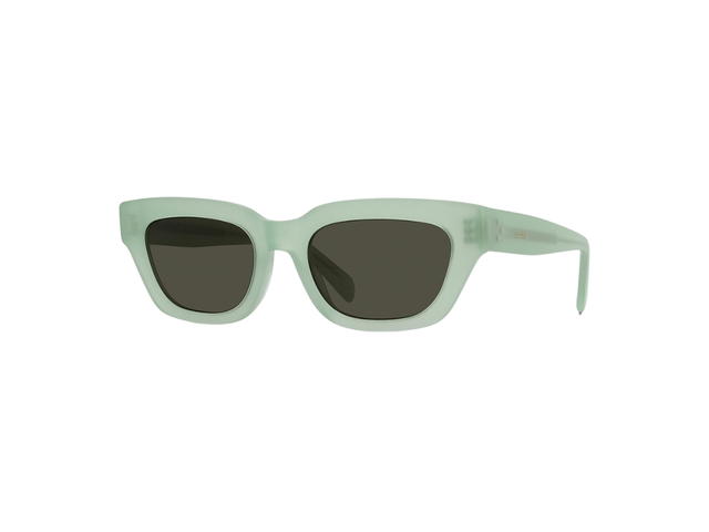 Celine Celine Cat Eye Sunglasses In Acetato Menta Opalino Lucido Light Green - view 3