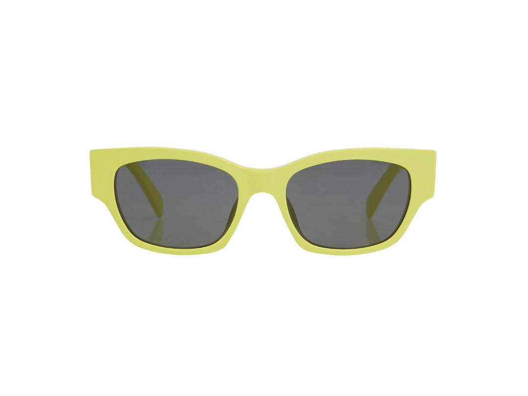 Celine Celine Cat-eye Sunglasses In Pastel Yellow Frame With Black Lens