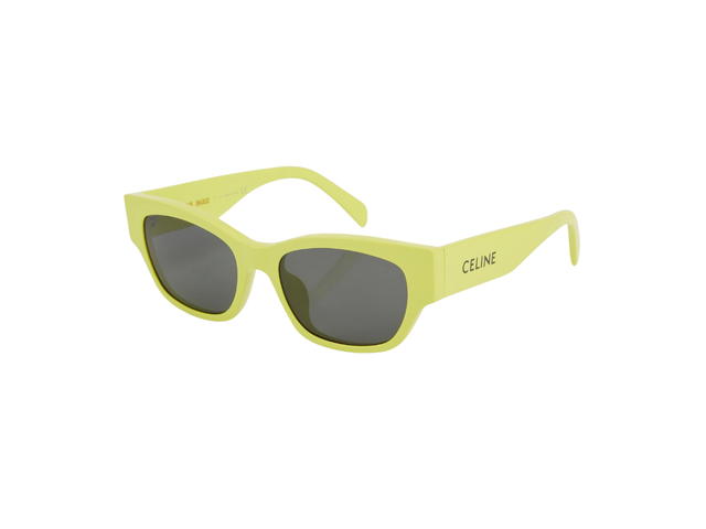 Celine Celine Cat-eye Sunglasses In Pastel Yellow Frame With Black Lens - view 2